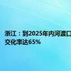 浙江：到2025年内河渡口渡运公交化率达65%