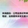 林海股份：公司业务近年来均保持稳定，业务板块未发生重大变化