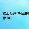 瑞士7月KOF经济领先指标101