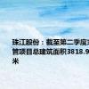 珠江股份：截至第二季度末公司在管项目总建筑面积3818.95万平方米