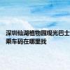 深圳仙湖植物园观光巴士购票后乘车码在哪里找