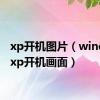 xp开机图片（windowsxp开机画面）