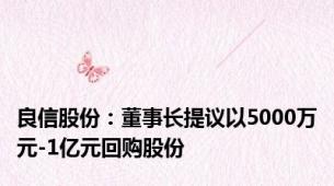 良信股份：董事长提议以5000万元-1亿元回购股份