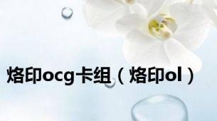 烙印ocg卡组（烙印ol）