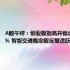 A股午评：创业板指高开低走跌超1% 智能交通概念股反复活跃