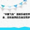 “中国飞鱼”潘展乐破世界纪录夺金，这枚金牌的含金量有多高？