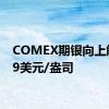 COMEX期银向上触及29美元/盎司