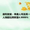 保利发展：泰康人寿及其一致行动人持股比例降至4.9999%