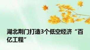 湖北荆门打造3个低空经济“百亿工程”