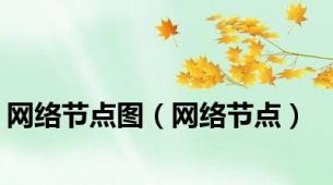 网络节点图（网络节点）