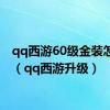 qq西游60级金装怎么得（qq西游升级）