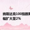 纳斯达克100指数期货跌幅扩大至2%