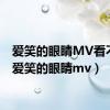 爱笑的眼睛MV看不懂（爱笑的眼睛mv）