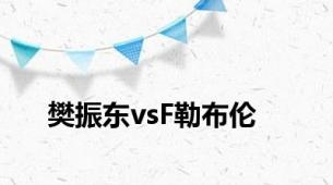 樊振东vsF勒布伦