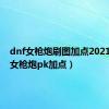 dnf女枪炮刷图加点2021（dnf女枪炮pk加点）