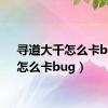 寻道大千怎么卡bug（怎么卡bug）