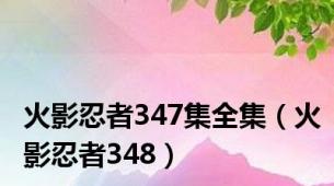 火影忍者347集全集（火影忍者348）