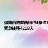 强降雨致陕西镇巴4条道路中断 紧急转移4218人