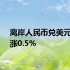 离岸人民币兑美元日内涨0.5%