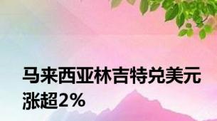 马来西亚林吉特兑美元涨超2%