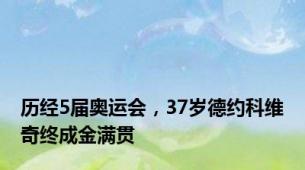 历经5届奥运会，37岁德约科维奇终成金满贯