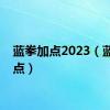 蓝拳加点2023（蓝拳加点）