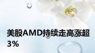 美股AMD持续走高涨超3%