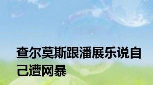 查尔莫斯跟潘展乐说自己遭网暴