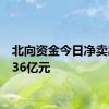 北向资金今日净卖出21.36亿元