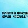 院内留给患者 自家花钱租地儿 #临沂城区15家医院让出230