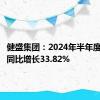 健盛集团：2024年半年度净利润同比增长33.82%