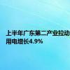 上半年广东第二产业拉动全社会用电增长4.9%