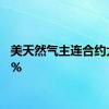 美天然气主连合约大涨5%