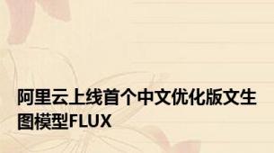 阿里云上线首个中文优化版文生图模型FLUX