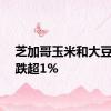 芝加哥玉米和大豆期货跌超1%