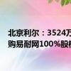 北京利尔：3524万元收购易耐网100%股权