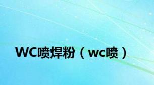 WC喷焊粉（wc喷）