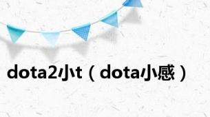 dota2小t（dota小感）