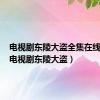 电视剧东陵大盗全集在线观看（电视剧东陵大盗）