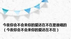 今夜你会不会来你的爱还在不在是谁唱的（今夜你会不会来你的爱还在不在）