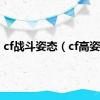 cf战斗姿态（cf高姿态）