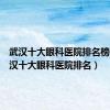 武汉十大眼科医院排名榜单（武汉十大眼科医院排名）