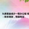 九泰基金减少一栋办公楼 相关人士：降本增效，有保有压