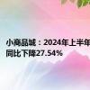 小商品城：2024年上半年净利润同比下降27.54%