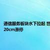 通信服务板块水下拉起 世纪鼎利20cm涨停