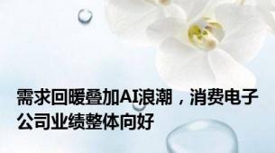 需求回暖叠加AI浪潮，消费电子公司业绩整体向好