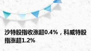 沙特股指收涨超0.4%，科威特股指涨超1.2%