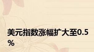 美元指数涨幅扩大至0.5%