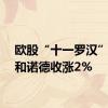 欧股“十一罗汉”：诺和诺德收涨2%