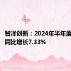 智洋创新：2024年半年度净利润同比增长7.33%